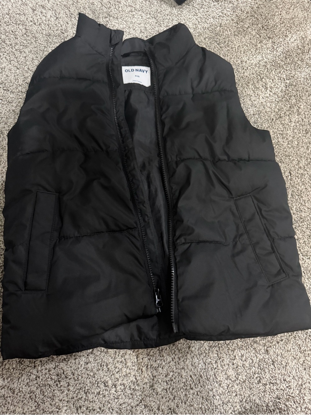 Old Navy Black Kids Puffer Vest